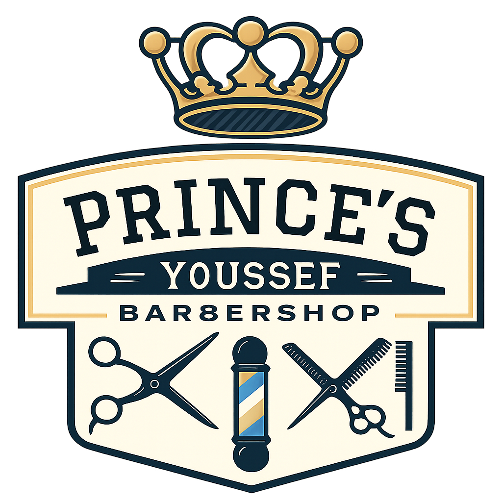 full logo Prince's Youssef Barbershop
